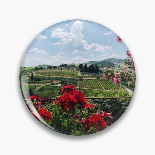 Item preview, Tuscan view from Montefioralle Medieval Fortress, Chianti designed and sold by TuscanyFantstk.