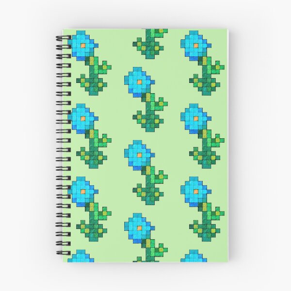 Item preview, Hand Drawn Cyan Pixel Flower designed and sold by Shift-Tab.