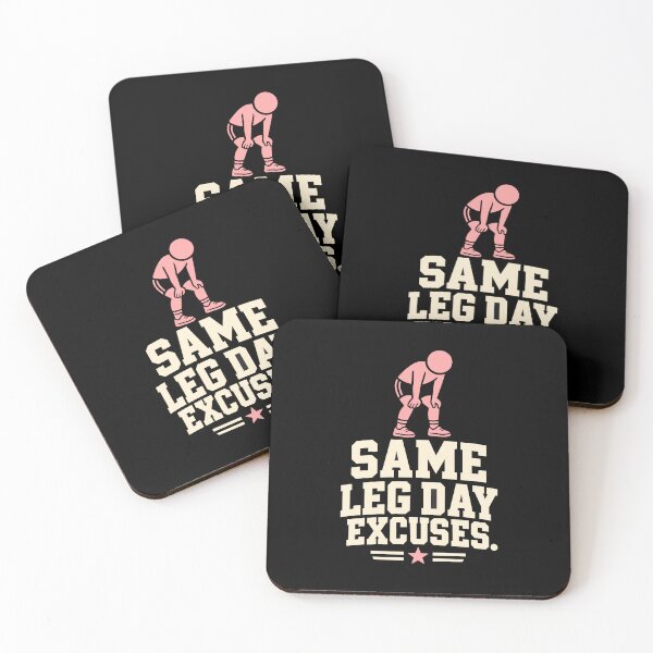 Item preview, Same Leg Day Excuses Gym Workout Fitness Humor designed and sold by markymaarty.
