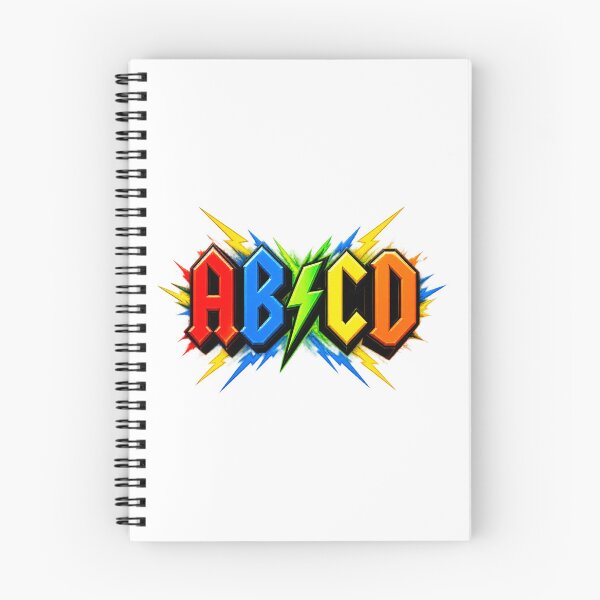 Item preview, ACDC Inspired ABCD Alphabet Design for Kids Educational Fun designed and sold by Sonicify.