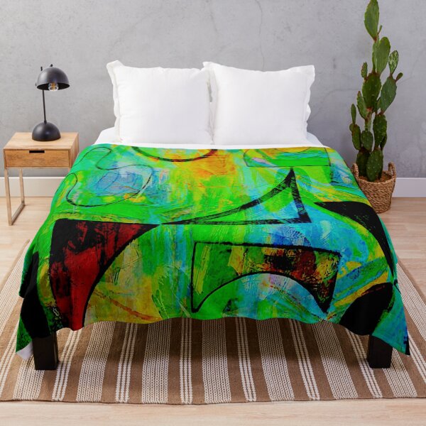 Item preview, Green Graffiti designed and sold by ViaARTfactory.