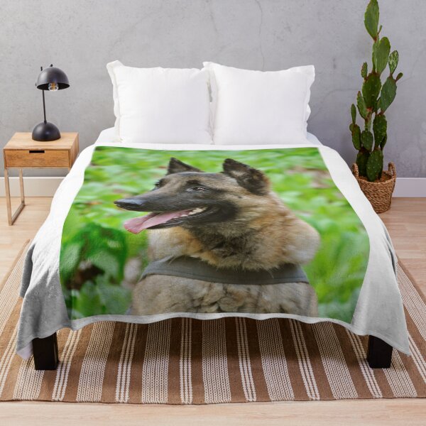 Item preview, Sideview Portrait of Belgian Malinois Dog designed and sold by VanGaldo.