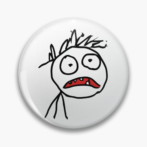 Item preview, Funny Shocked Stick Figure Doodle Art Design designed and sold by NicolasGlowArt.