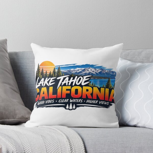 Item preview, Lake Tahoe Retro Sunset – Emo Mountain Wilderness Aesthetic designed and sold by Mahmoud Salah.