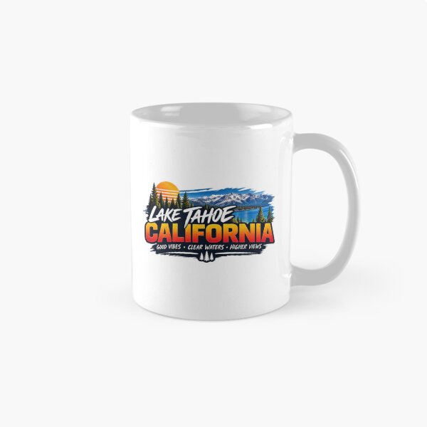 Item preview, Lake Tahoe Retro Sunset – Emo Mountain Wilderness Aesthetic designed and sold by Mahmoud Salah.