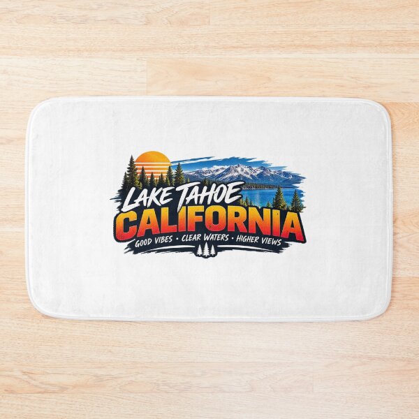 Item preview, Lake Tahoe Retro Sunset – Emo Mountain Wilderness Aesthetic designed and sold by Mahmoud Salah.
