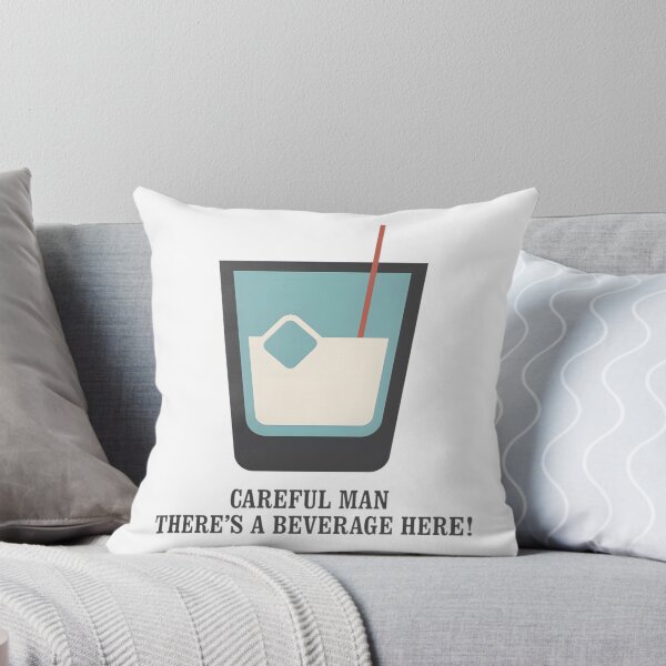 Item preview, The Big Lebowski Inspired White Russian Cocktail Design with Careful Man Quote designed and sold by Bejaey.