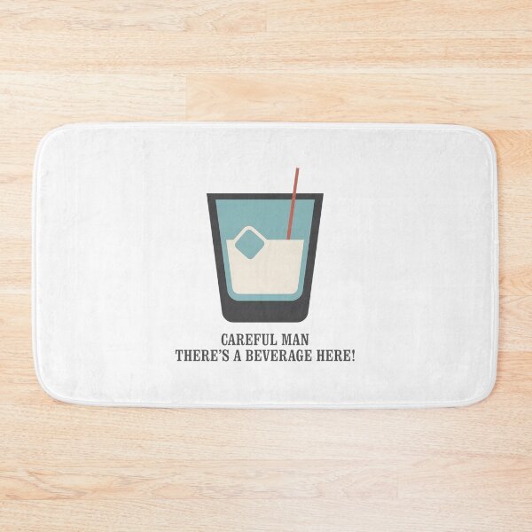 Item preview, The Big Lebowski Inspired White Russian Cocktail Design with Careful Man Quote designed and sold by Bejaey.