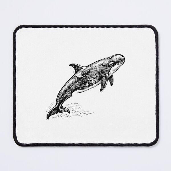 Item preview, Vintage Woodcut False Killer Whale Illustration designed and sold by DuckOddity.