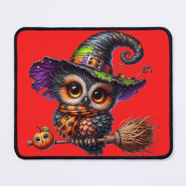 Item preview, witch owl designed and sold by pksart1.