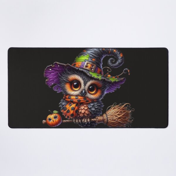 Item preview, witch owl designed and sold by pksart1.