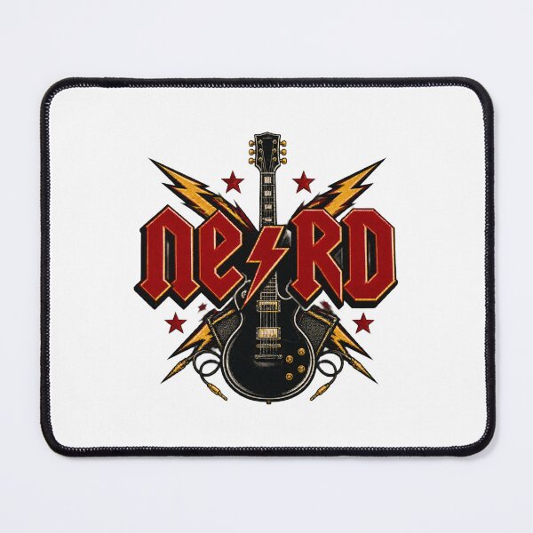 Item preview, ACDC Inspired Nerd Graphic Design for Music and Geek Enthusiasts designed and sold by ANTUSAY.
