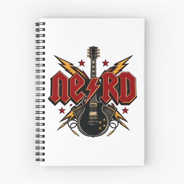 Item preview, ACDC Inspired Nerd Graphic Design for Music and Geek Enthusiasts designed and sold by ANTUSAY.