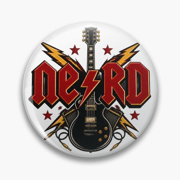 Item preview, ACDC Inspired Nerd Graphic Design for Music and Geek Enthusiasts designed and sold by ANTUSAY.
