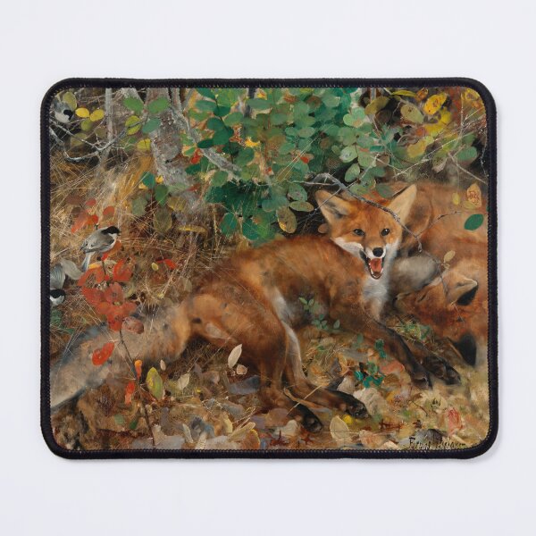 Item preview, Foxes by Bruno Liljefors designed and sold by Amanda1775.