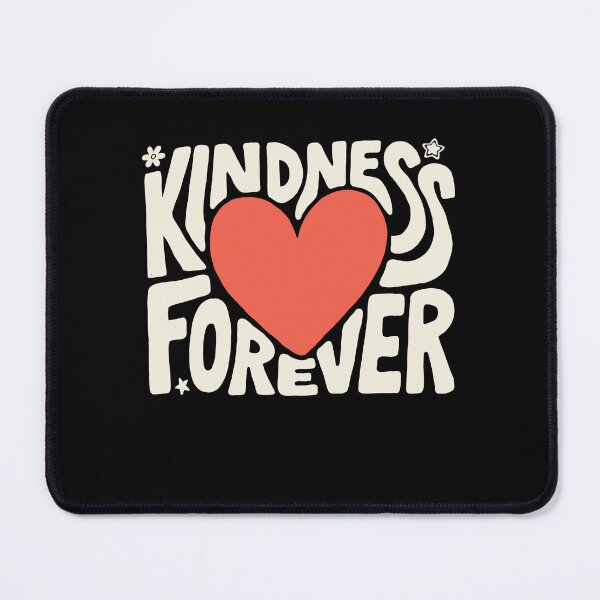 Item preview, Kindness Forever Retro Heart Groovy Quote designed and sold by Say It With Ink.