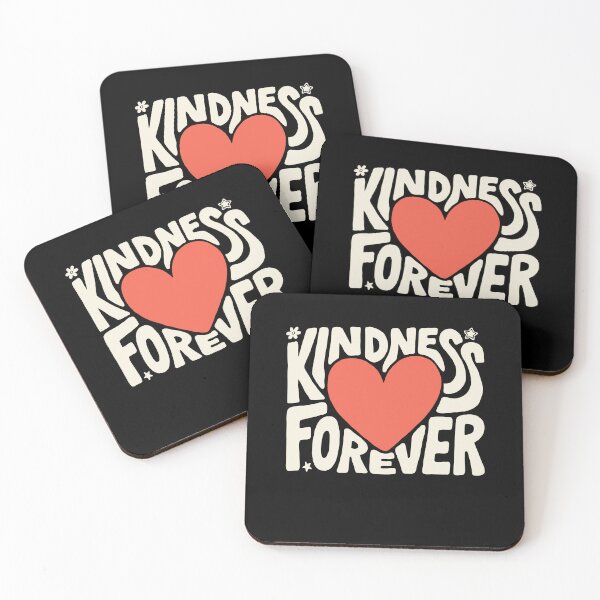 Item preview, Kindness Forever Retro Heart Groovy Quote designed and sold by Say It With Ink.