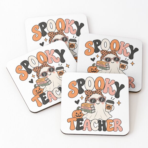 Item preview, Spooky Teacher Ghost – Cute Halloween Teacher Gift & Retro Classroom Design designed and sold by 1DreamerShop.