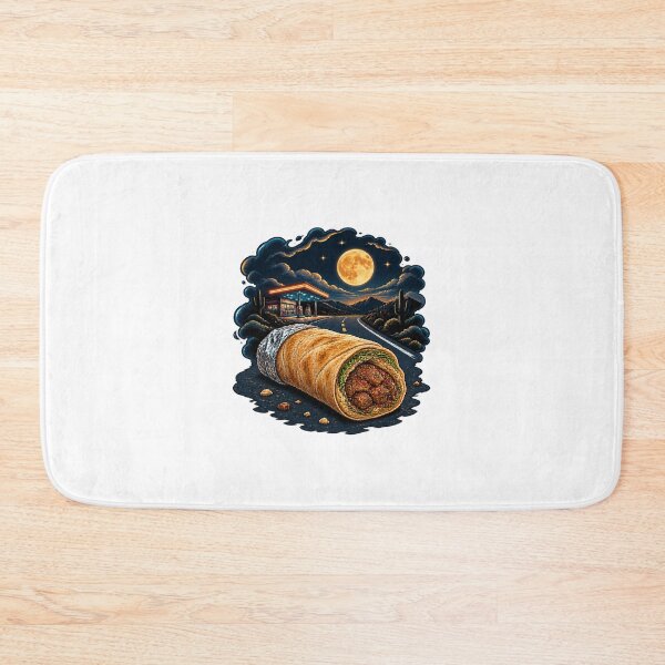 Item preview, Rock and Roll Sausage Roll Funny Food and Music Illustration designed and sold by ANTUSAY.