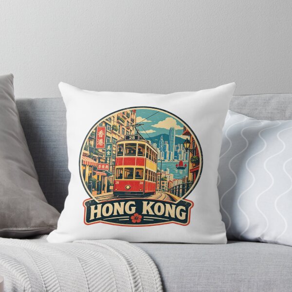 Item preview, Hong Kong Tram Lover – Vintage Streetcar Travel Design designed and sold by Globalcitytees.