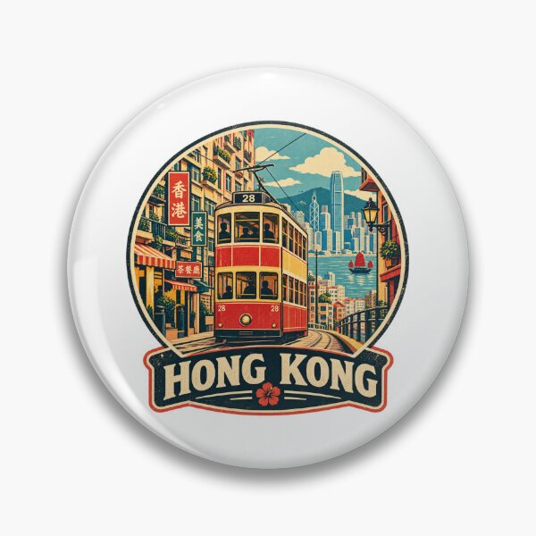 Item preview, Hong Kong Tram Lover – Vintage Streetcar Travel Design designed and sold by Globalcitytees.