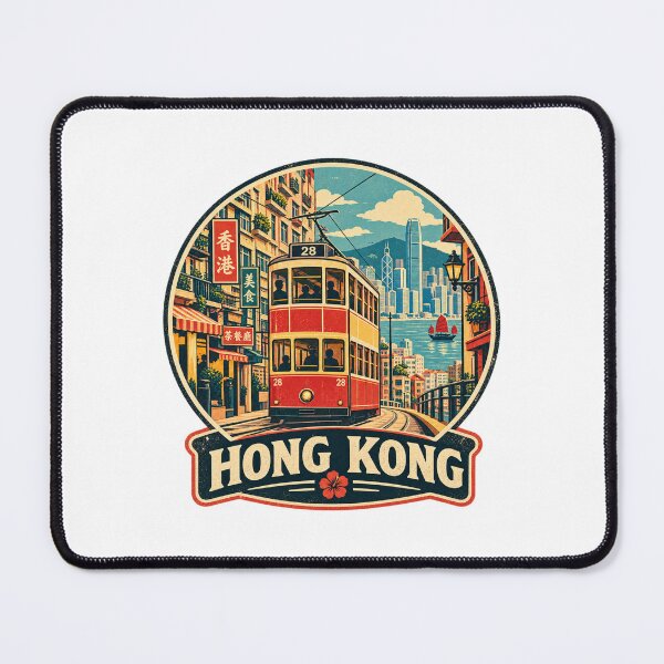 Item preview, Hong Kong Tram Lover – Vintage Streetcar Travel Design designed and sold by Globalcitytees.