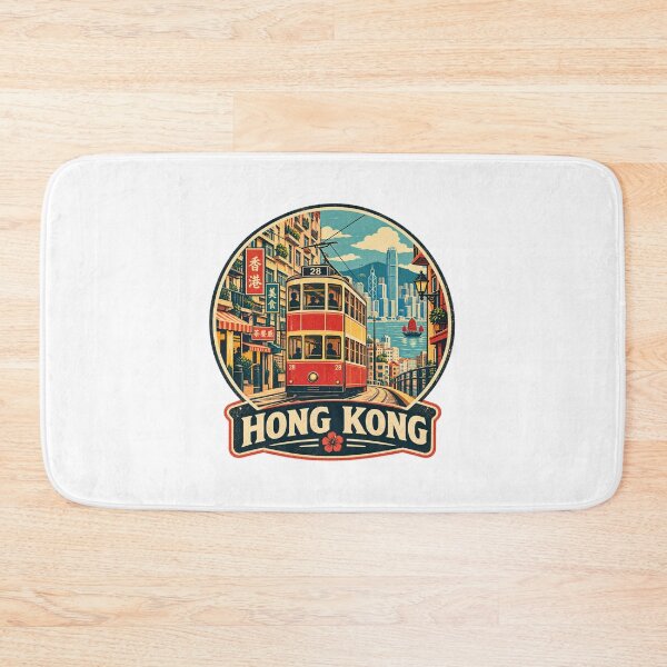 Item preview, Hong Kong Tram Lover – Vintage Streetcar Travel Design designed and sold by Globalcitytees.