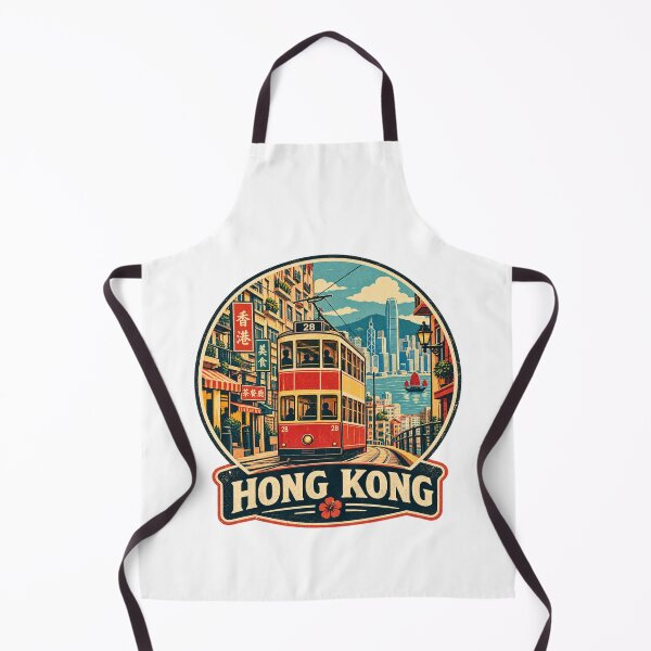 Item preview, Hong Kong Tram Lover – Vintage Streetcar Travel Design designed and sold by Globalcitytees.
