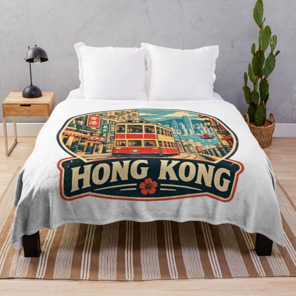 Item preview, Hong Kong Tram Lover – Vintage Streetcar Travel Design designed and sold by Globalcitytees.