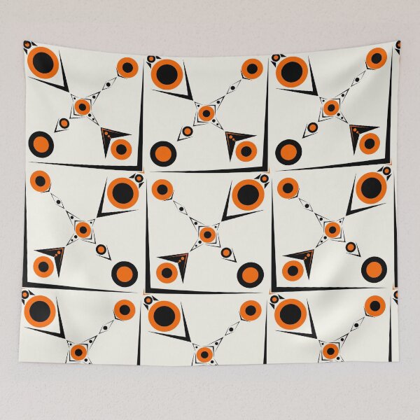 Item preview, Orange Opticals designed and sold by Space & Care - Art Deco GeoMetrica.