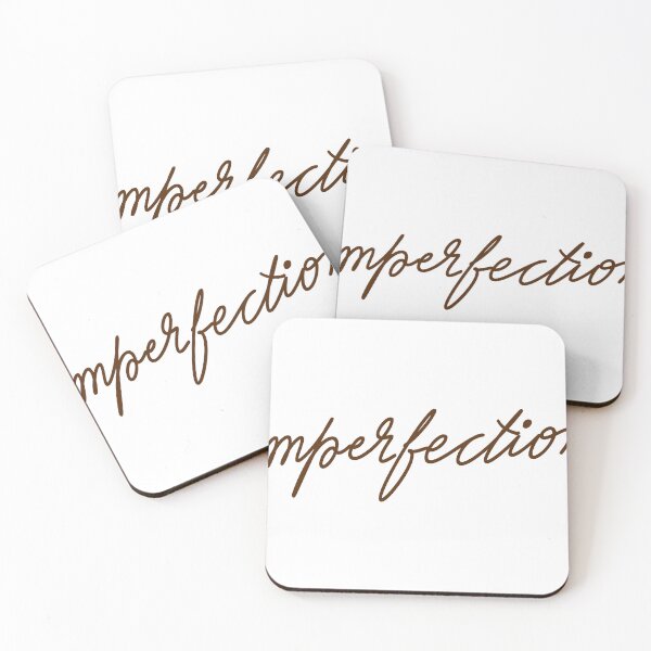 Item preview, Imperfection - Minimalist Handwritten Quote  designed and sold by LeisuretimeArt.
