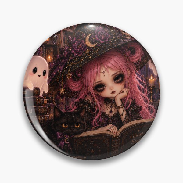 Item preview, Gothic Witch Haunted Library designed and sold by PromptYou.