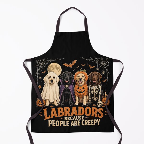 Item preview, Labradors Because People Are Creepy Funny Dog Halloween designed and sold by CF_VintageDesign.