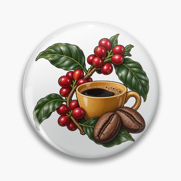 Item preview, Coffee Cherry Branch and Roasted Beans designed and sold by jimnicklaus.