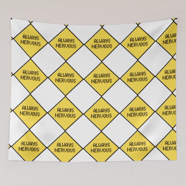 Item preview, Always Nervous Road Sign designed and sold by novanite.
