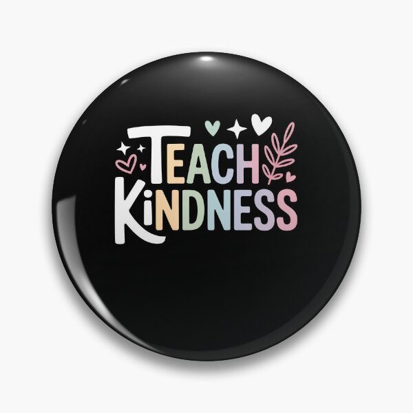 Item preview, Teach Kindness Inspirational Pastel Graphic designed and sold by Say It With Ink.