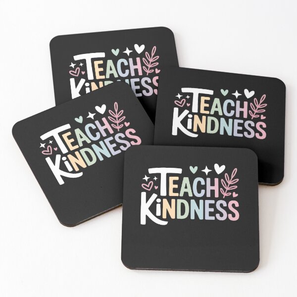 Item preview, Teach Kindness Inspirational Pastel Graphic designed and sold by Say It With Ink.