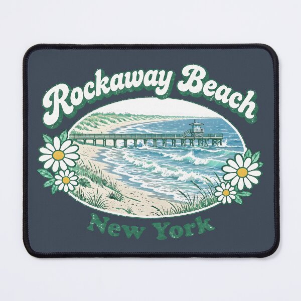 Item preview, Rockaway Beach Cute Retro Surfing Pastel Waves designed and sold by HowToCanadian.