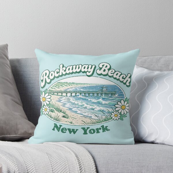 Item preview, Rockaway Beach Cute Retro Surfing Pastel Waves designed and sold by HowToCanadian.