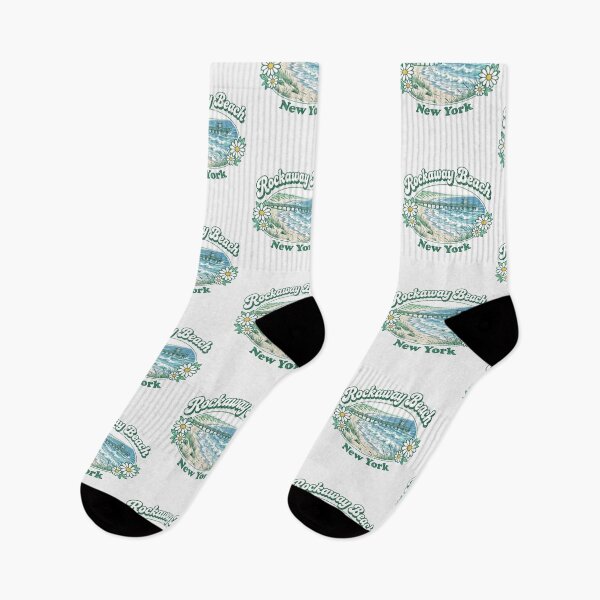 Item preview, Rockaway Beach Cute Retro Surfing Pastel Waves designed and sold by HowToCanadian.