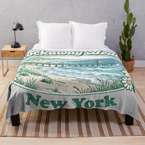 Item preview, Rockaway Beach Cute Retro Surfing Pastel Waves designed and sold by HowToCanadian.