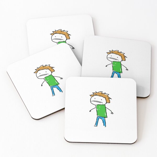 Item preview, Grumpy Stick Figure Doodle Unimpressed Character designed and sold by NicolasGlowArt.