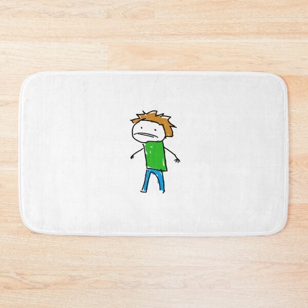 Item preview, Grumpy Stick Figure Doodle Unimpressed Character designed and sold by NicolasGlowArt.