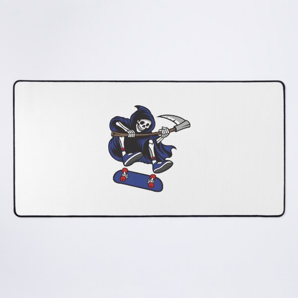 Item preview, Skateboarding Grim Reaper Illustration with Dark Urban Vibe designed and sold by Design Project.