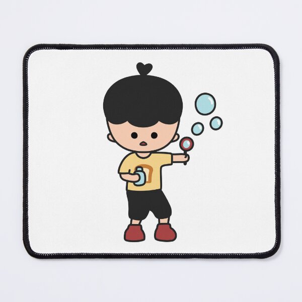 Item preview, Cute Little Boy Blowing Bubbles – KURA designed and sold by KURA - Cozy inside.
