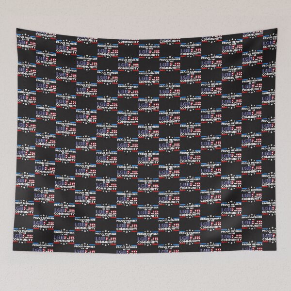 Item preview, US Flag Design Proud Member of Patriotic Community Statement designed and sold by Decrex.
