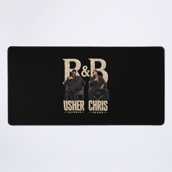 Item preview, Usher Chris Brown R&B Music Legends Glitter designed and sold by Marquiserman.
