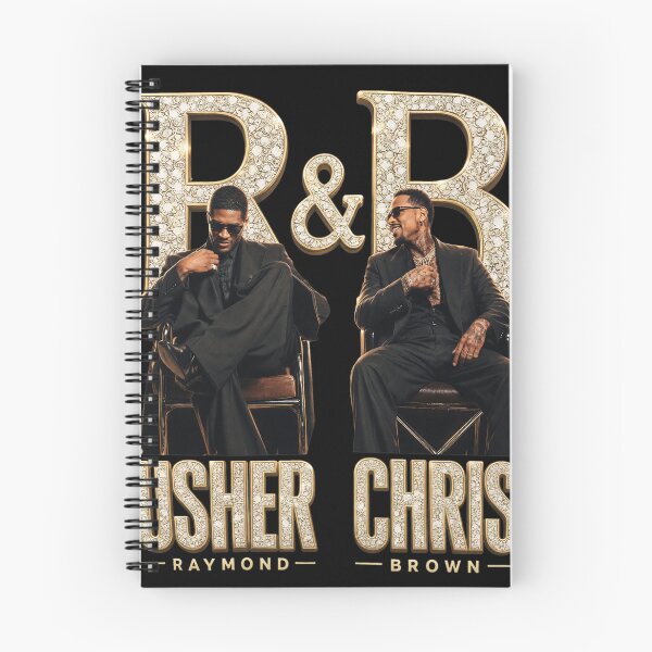 Artikelvorschau, Usher Chris Brown R&B-Musiklegenden Glitzer entworfen und verkauft von Marquiserman.