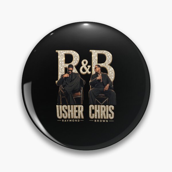 Item preview, Usher Chris Brown R&B Music Legends Glitter designed and sold by Marquiserman.