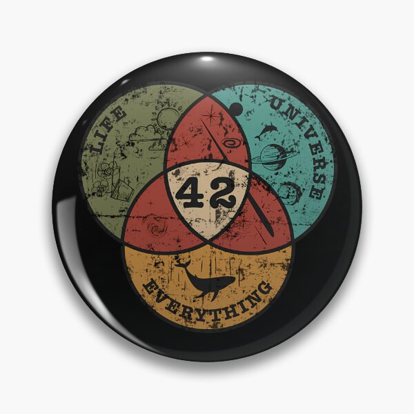 Item preview, Venn Diagram Life The Universe  Everything designed and sold by docentbikeel.